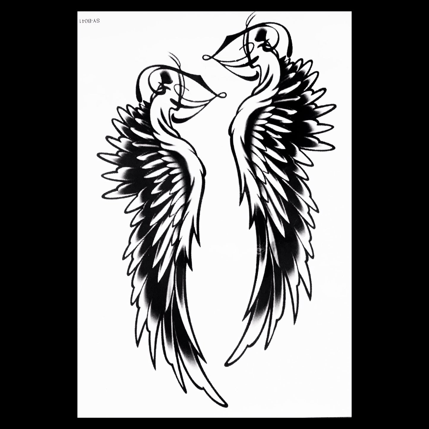 Angel Wings | Back Tattoo | Large Size Wings Shoulder Tattoo
